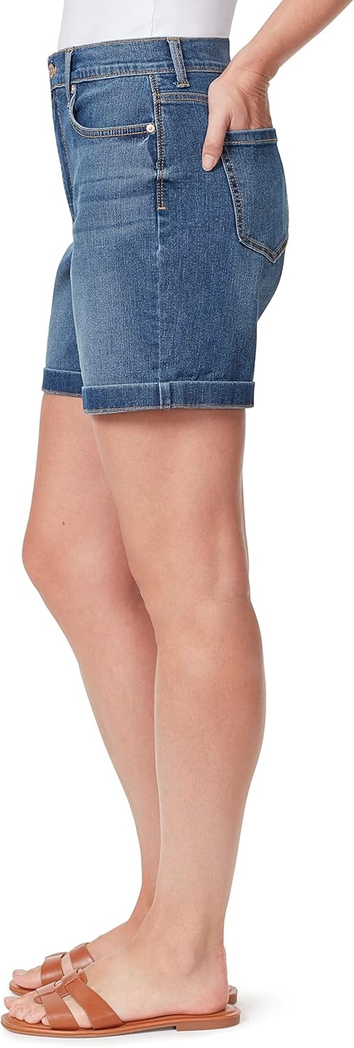 image:imageGloria Vanderbilt Womens Amanda Basic Jean ShortShortsHaymands