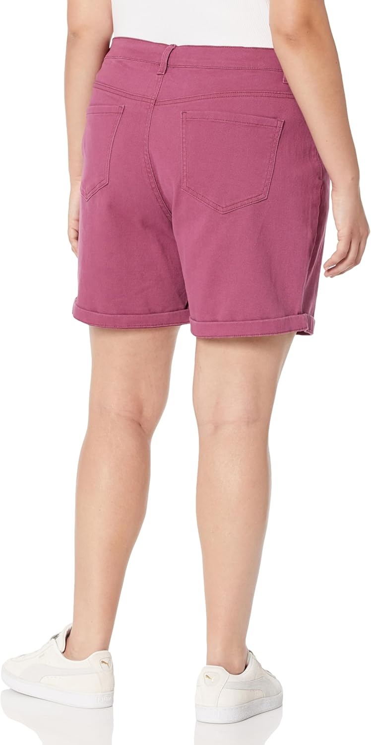 image:imageGloria Vanderbilt Womens Amanda Basic Jean ShortShortsRubarb Jam