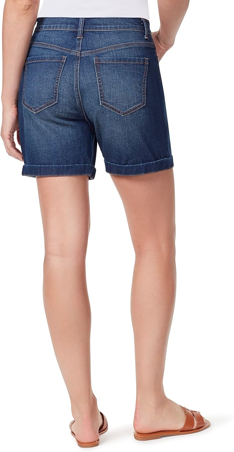 image:imageGloria Vanderbilt Womens Amanda Basic Jean ShortShortsSisimiutds