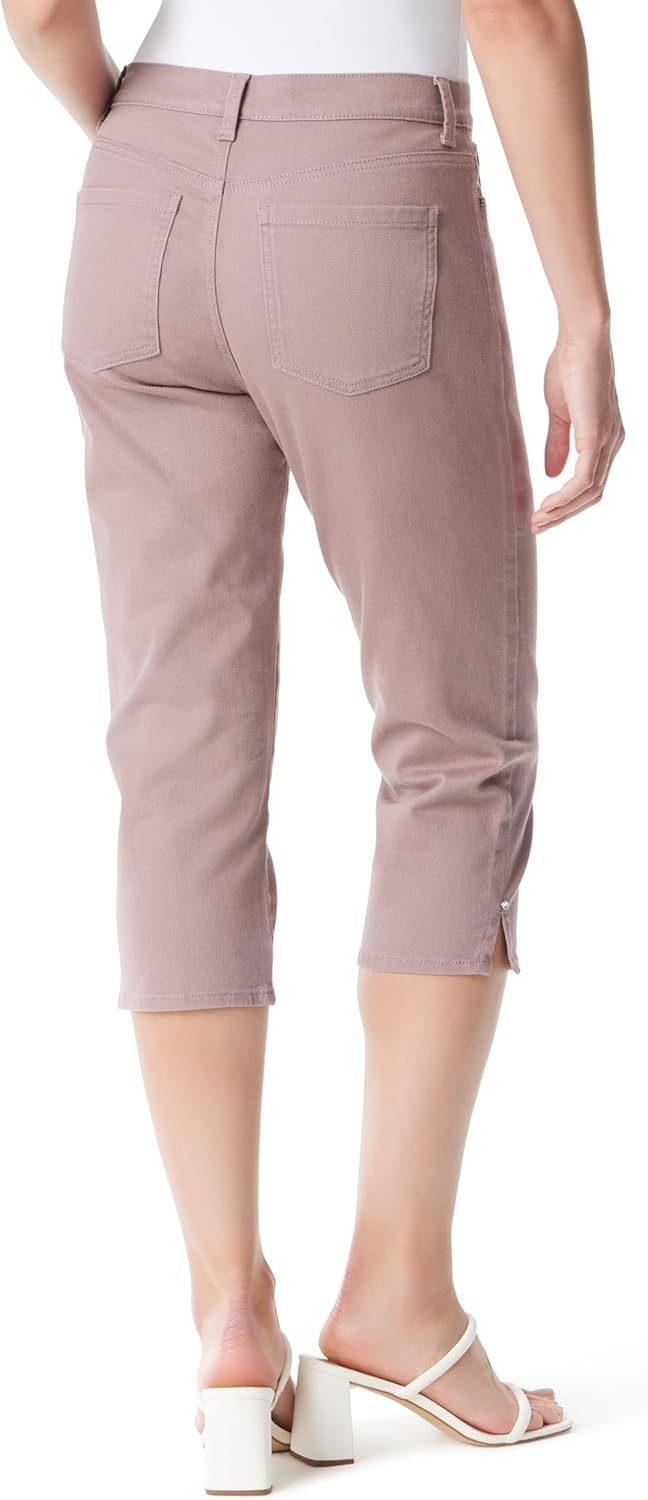 image:imageGloria Vanderbilt Womens Amanda Capri with High Rise Straight StandardMoroccan Spice