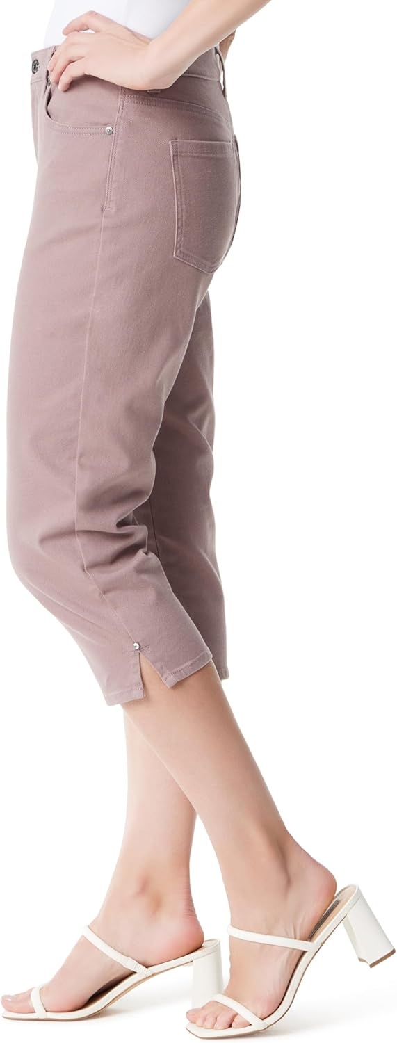 image:imageGloria Vanderbilt Womens Amanda Capri with High Rise Straight StandardMoroccan Spice