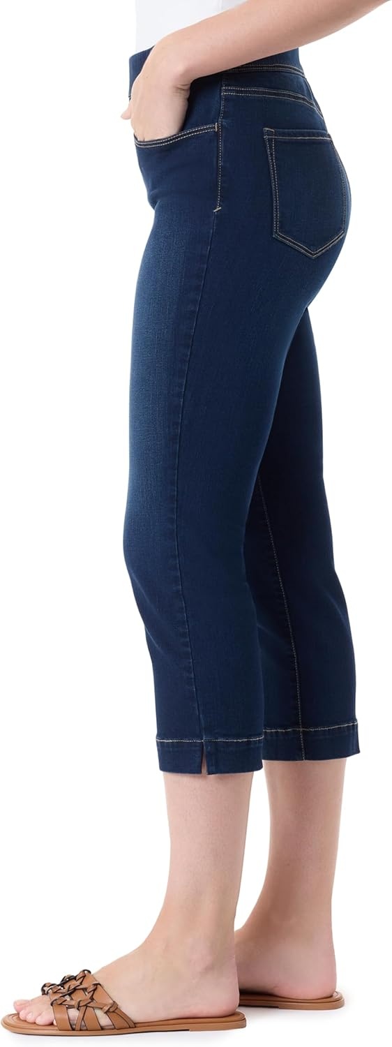 image:imageGloria Vanderbilt Womens Amanda Pull on Capri StandardHewlett