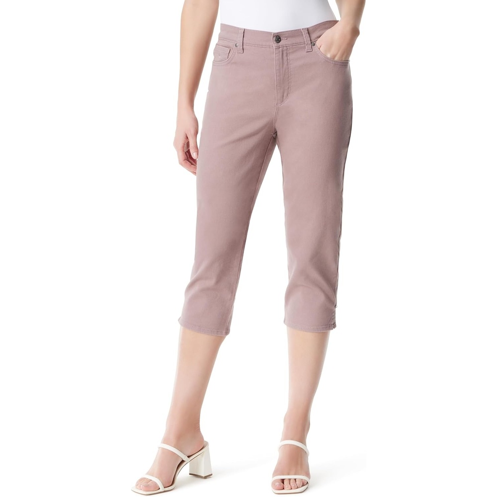 image:imageGloria Vanderbilt Womens Amanda Capri with High Rise Straight StandardMoroccan Spice