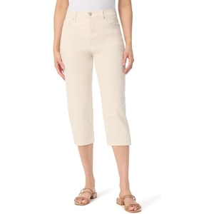 image:imageGloria Vanderbilt Womens Amanda Capri with High Rise Straight StandardNatural Akron Stripe