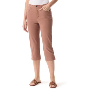 image:imageGloria Vanderbilt Womens Amanda Capri with High Rise Straight StandardWarm Clove