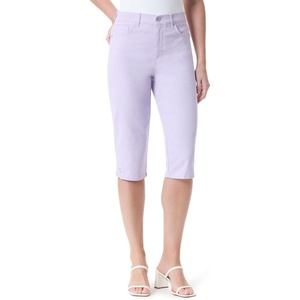 image:imageGloria Vanderbilt Womens Amanda High Rise Skimmer Short StandardLilac Dream
