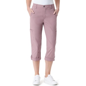 image:imageGloria Vanderbilt Womens Cargo Capri Tab Roll Cuff with Zip Front and Elastic Waist StandardMoroccan Spice