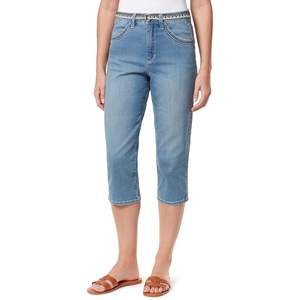 image:imageGloria Vanderbilt Womens High Rise Belted Capri StandardArroyo