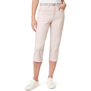 image:imageGloria Vanderbilt Womens High Rise Belted Capri StandardRosy Pink