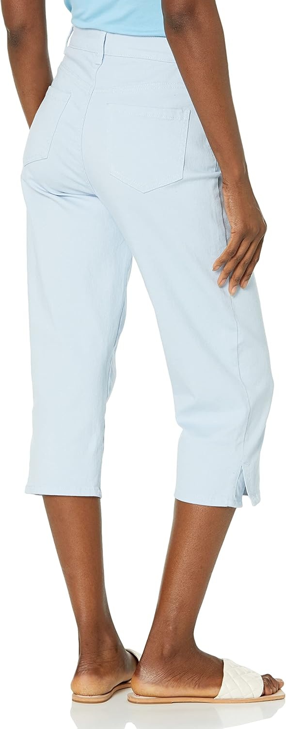 image:imageGloria Vanderbilt Womens Amanda Capri JeansBlue Breeze