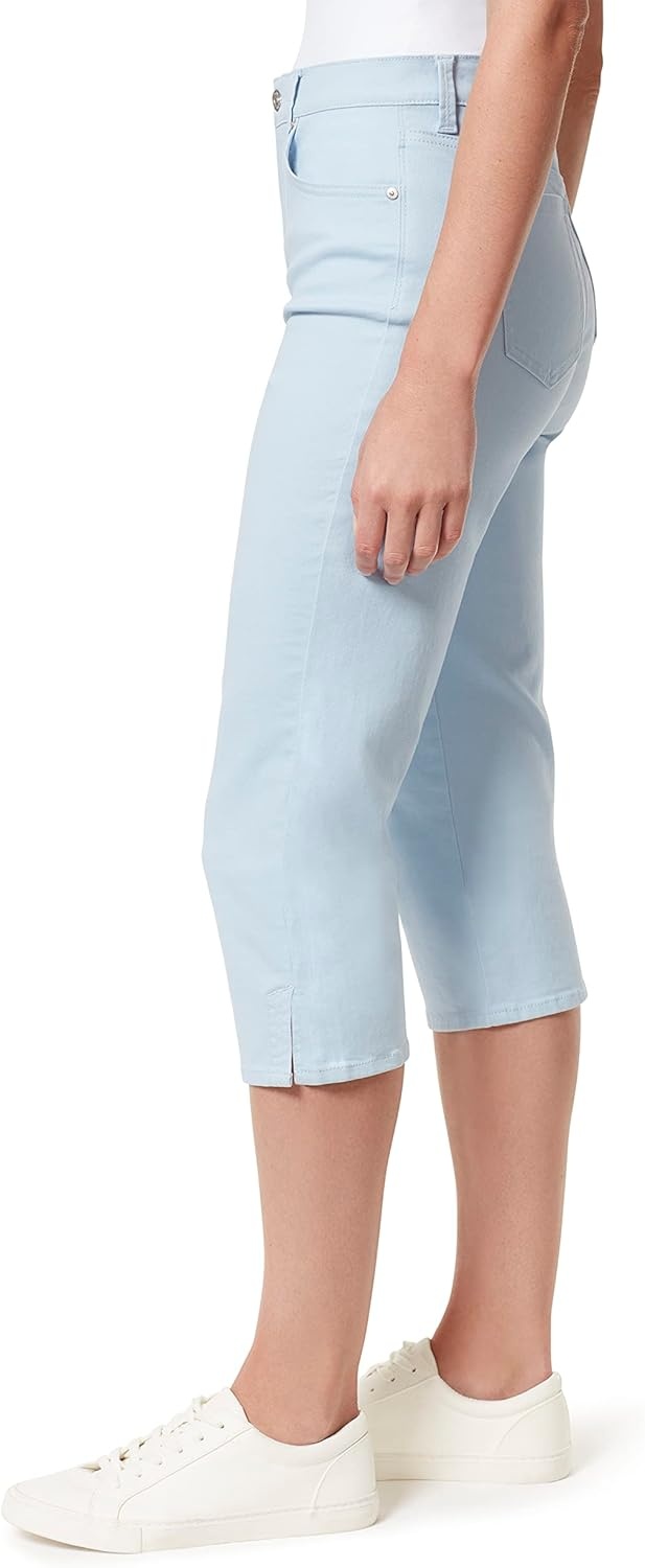 image:imageGloria Vanderbilt Womens Amanda Capri JeansBlue Breezeds