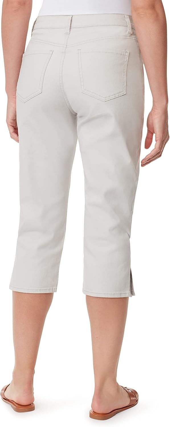 image:imageGloria Vanderbilt Womens Amanda Capri JeansDusky Duneds