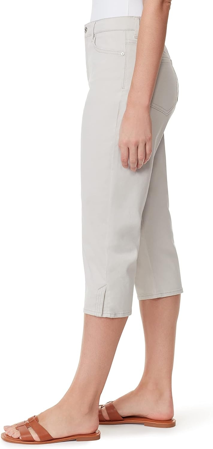 image:imageGloria Vanderbilt Womens Amanda Capri JeansDusky Duneds