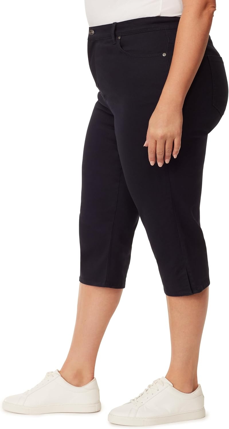 image:imageGloria Vanderbilt Womens Amanda Capri JeansMidnight Affair
