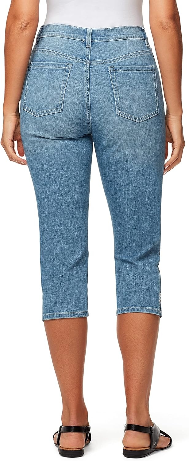 image:imageGloria Vanderbilt Womens Amanda Capri JeansMontereyds