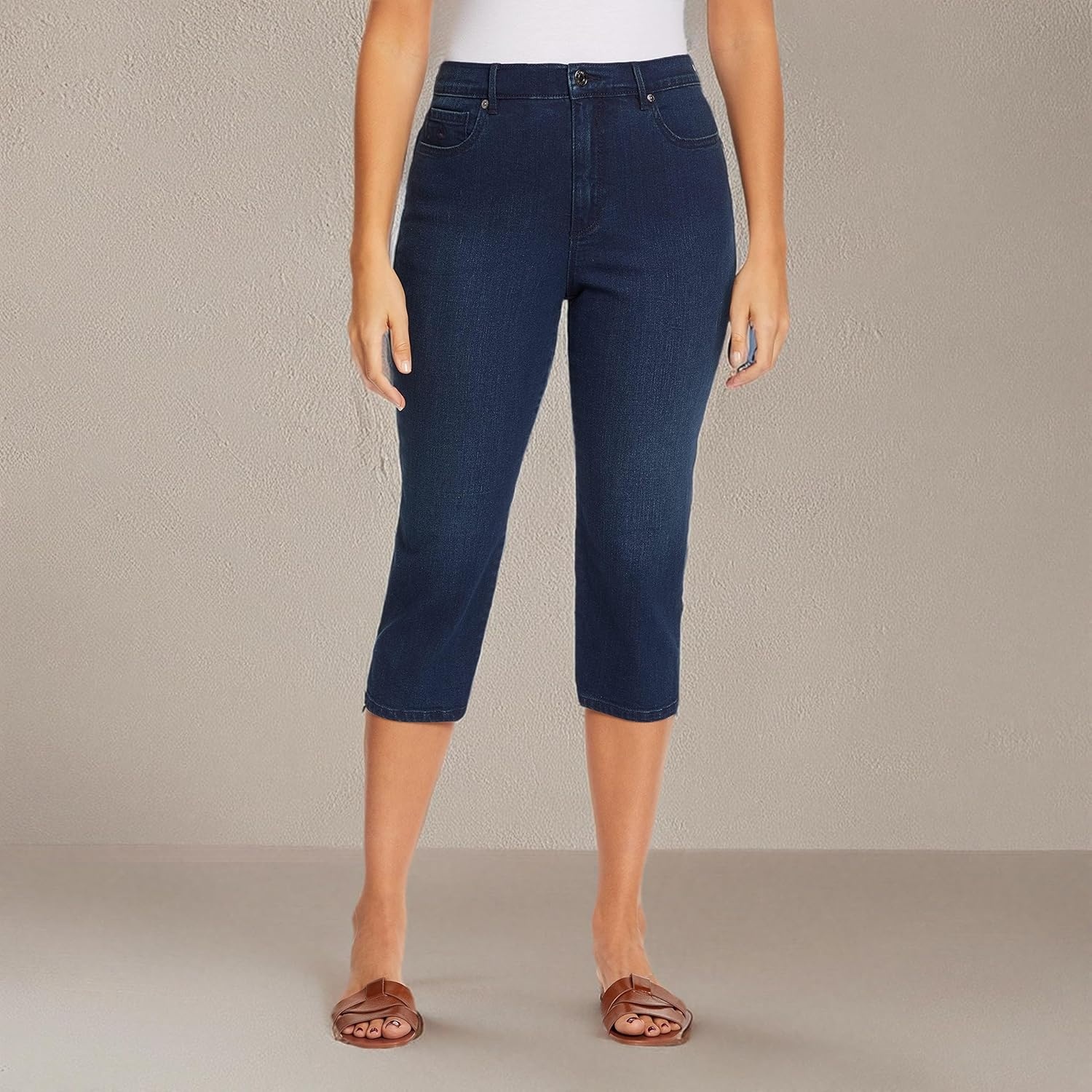 image:imageGloria Vanderbilt Womens Amanda Capri JeansPark Cityds