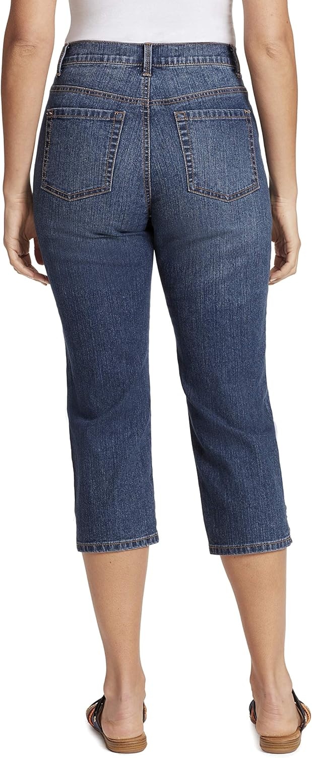 image:imageGloria Vanderbilt Womens Amanda Capri JeansPorter Whiskersds