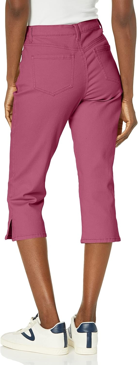 image:imageGloria Vanderbilt Womens Amanda Capri JeansRubarb Jam