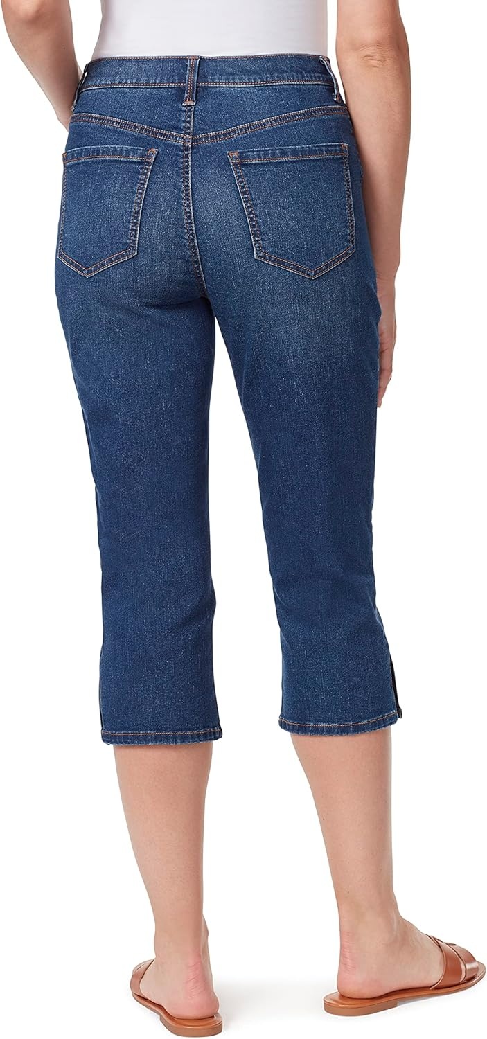 image:imageGloria Vanderbilt Womens Amanda Capri JeansSisimiutds