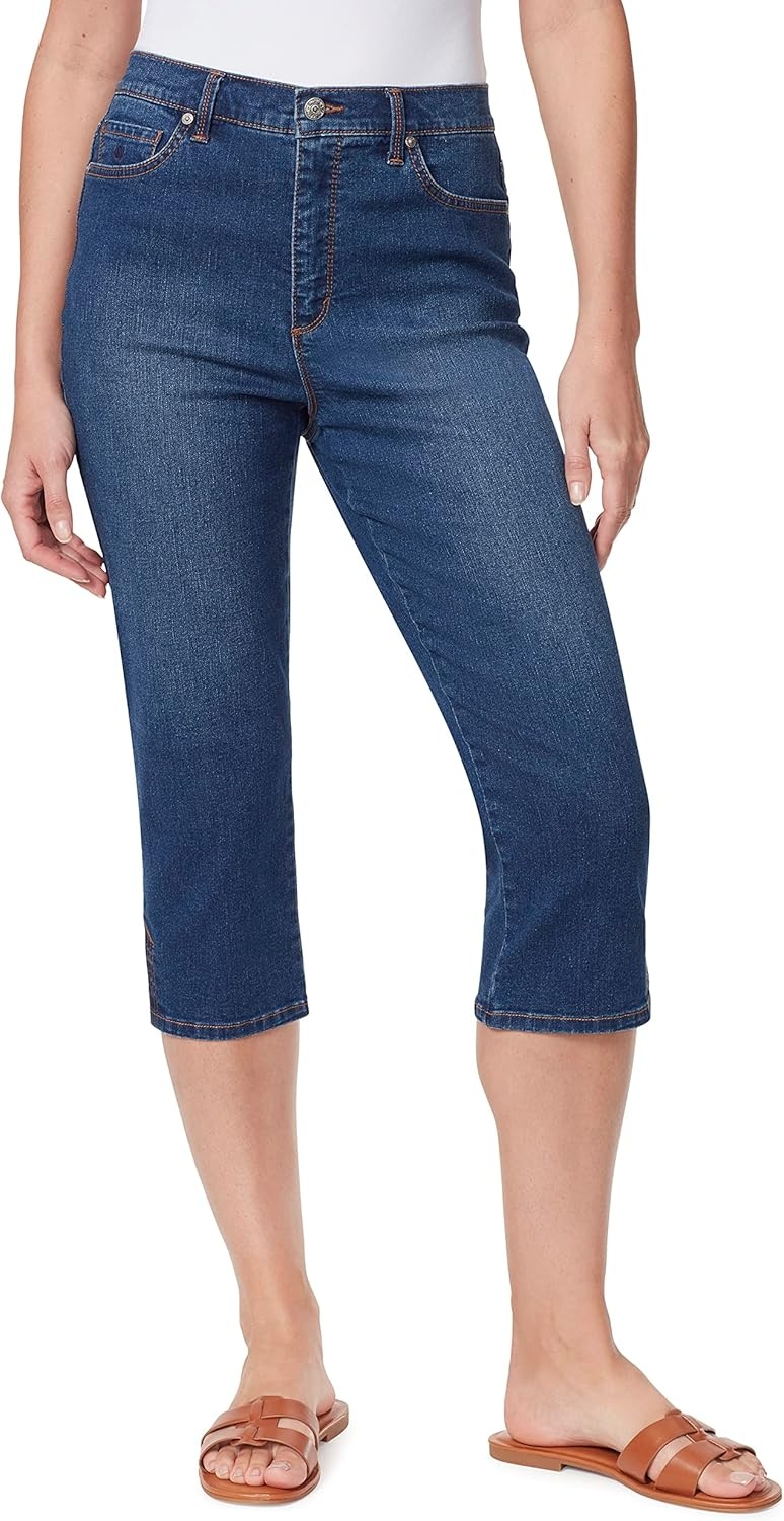 image:imageGloria Vanderbilt Womens Amanda Capri JeansSisimiutds