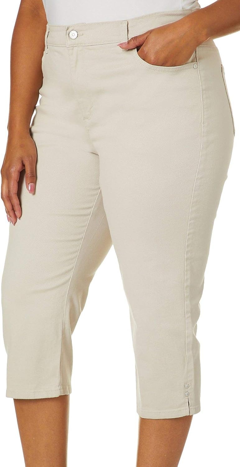 image:imageGloria Vanderbilt Womens Amanda Capri JeansStonewood