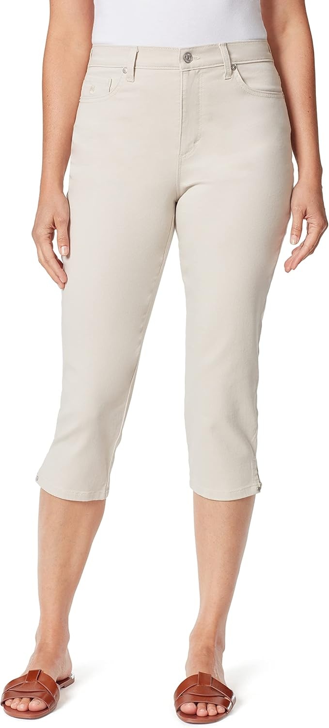 image:imageGloria Vanderbilt Womens Amanda Capri JeansStonewoodds
