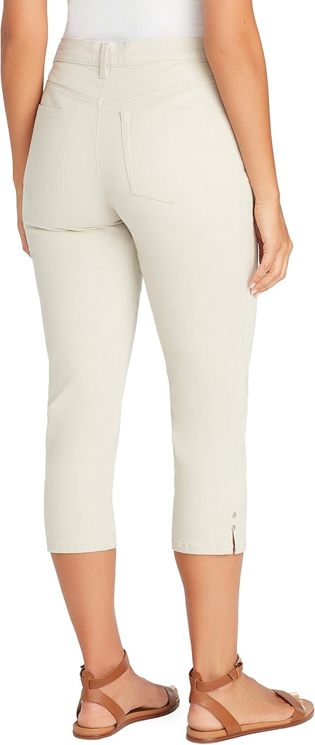 image:imageGloria Vanderbilt Womens Amanda Capri JeansStonewoodds