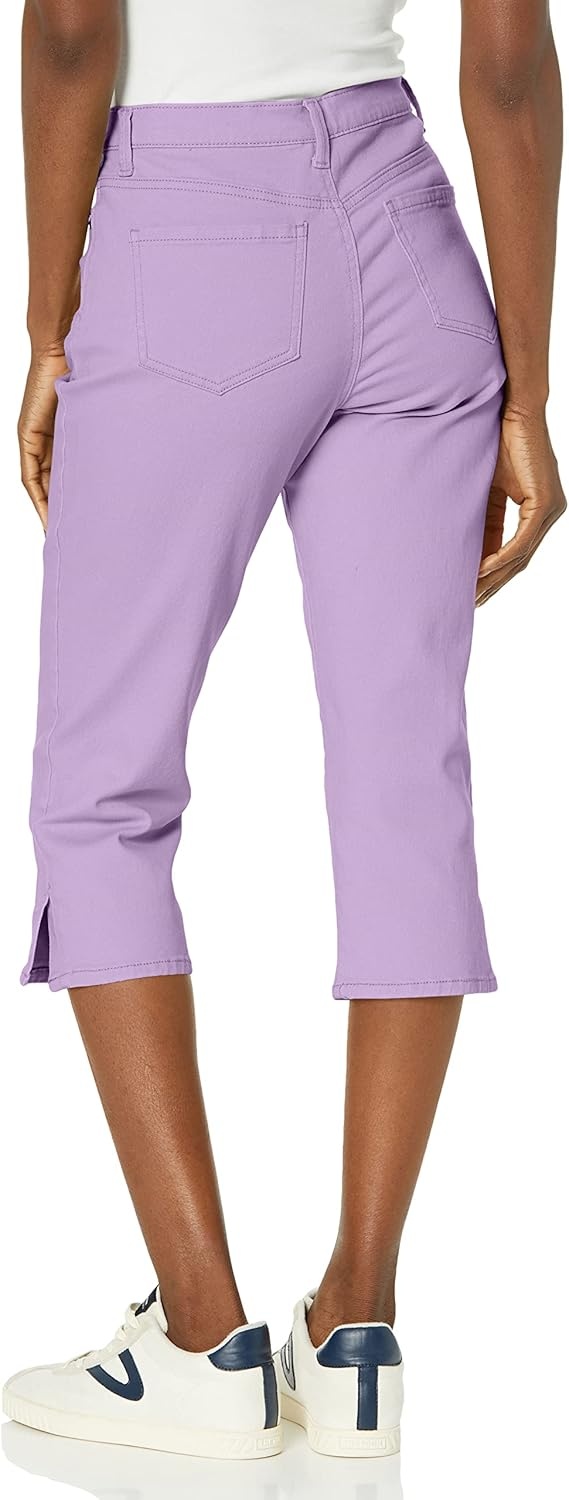 image:imageGloria Vanderbilt Womens Amanda Capri JeansSweet Violet