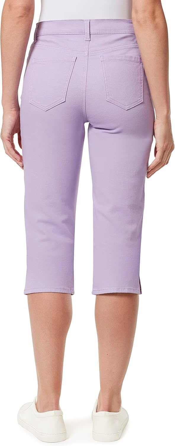 image:imageGloria Vanderbilt Womens Amanda Capri JeansSweet Violetds