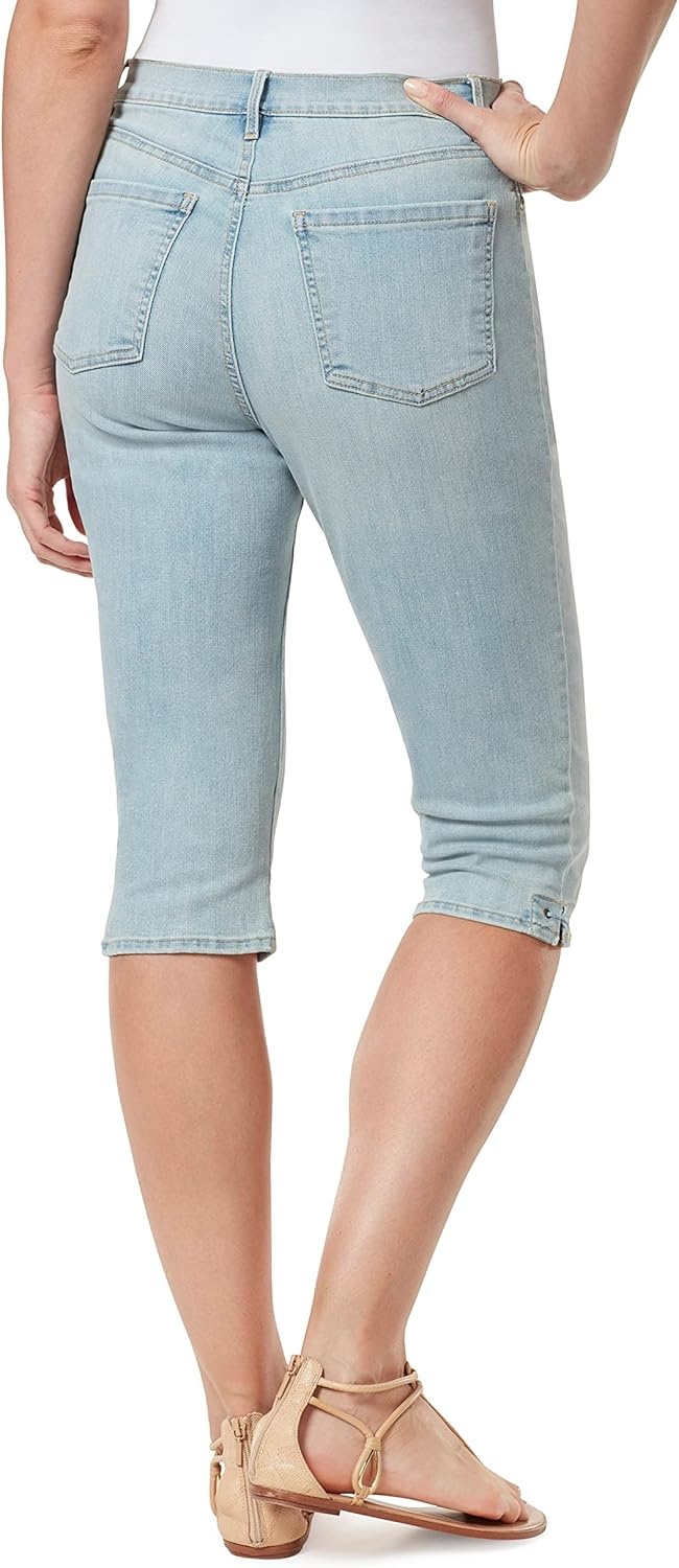 image:imageGloria Vanderbilt Womens Amanda Capri JeansTidepool