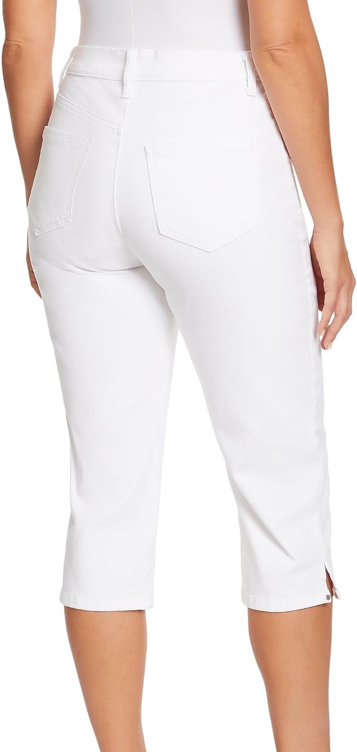 image:imageGloria Vanderbilt Womens Amanda Capri JeansVintage White