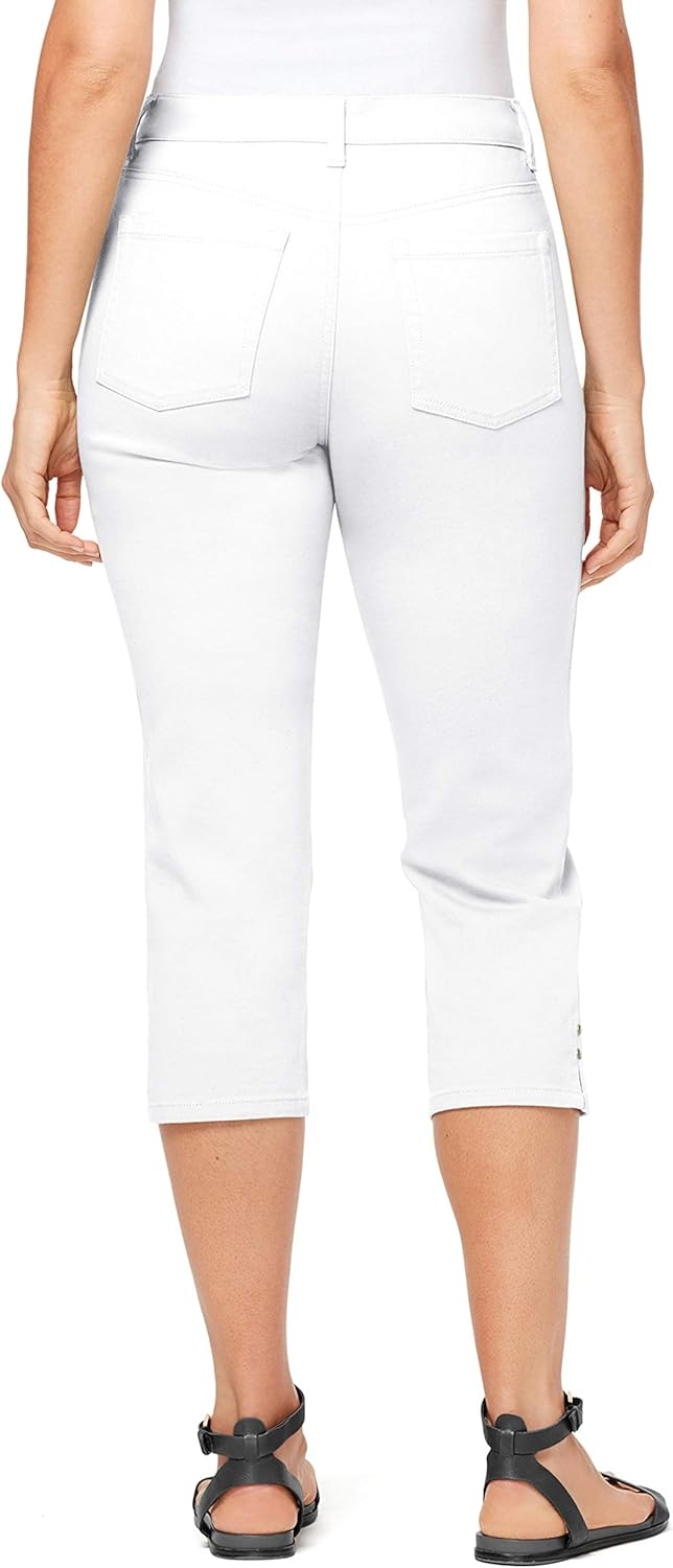 image:imageGloria Vanderbilt Womens Amanda Capri JeansVintage Whiteds