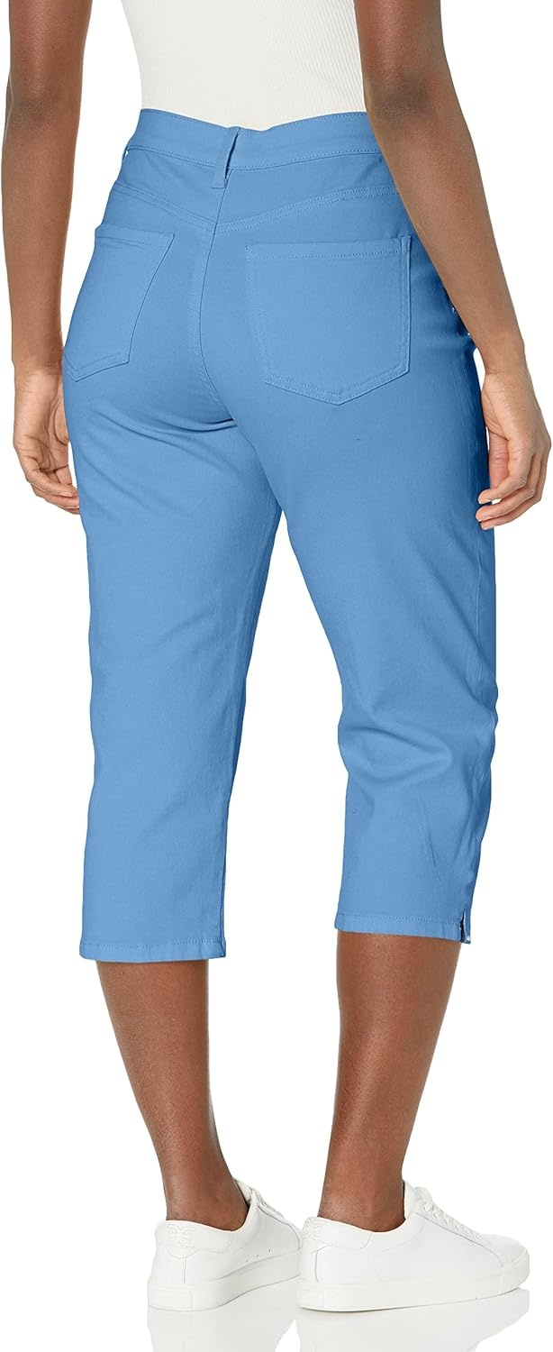 image:imageGloria Vanderbilt Womens Amanda Capri JeansWedgewoodds