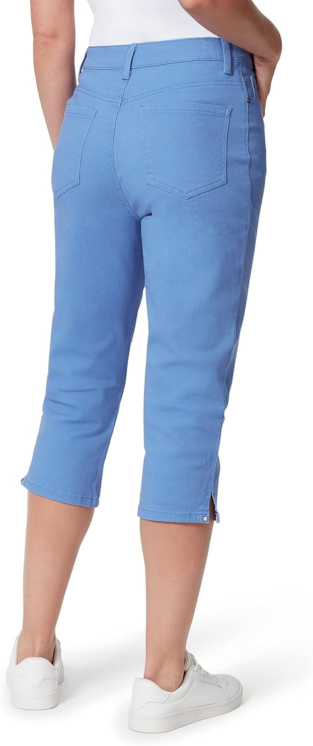 image:imageGloria Vanderbilt Womens Amanda Capri JeansWedgewoodds