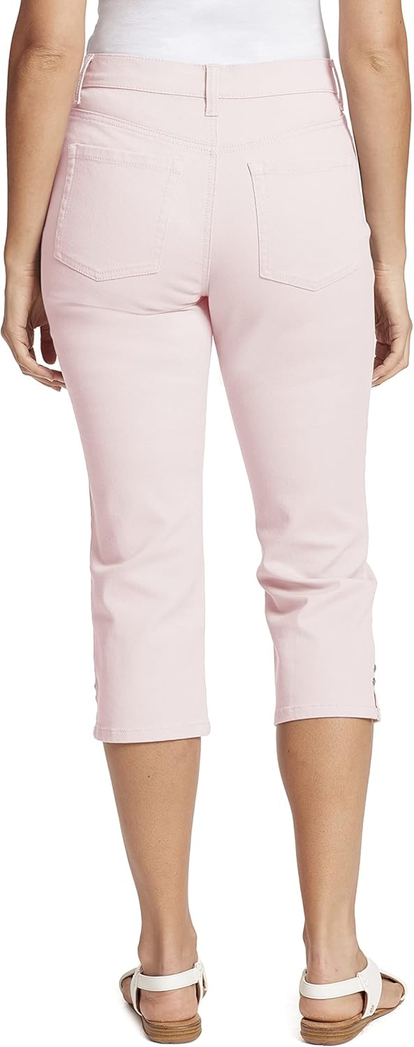 image:imageGloria Vanderbilt Womens Amanda Capri JeansWispy Pinkds