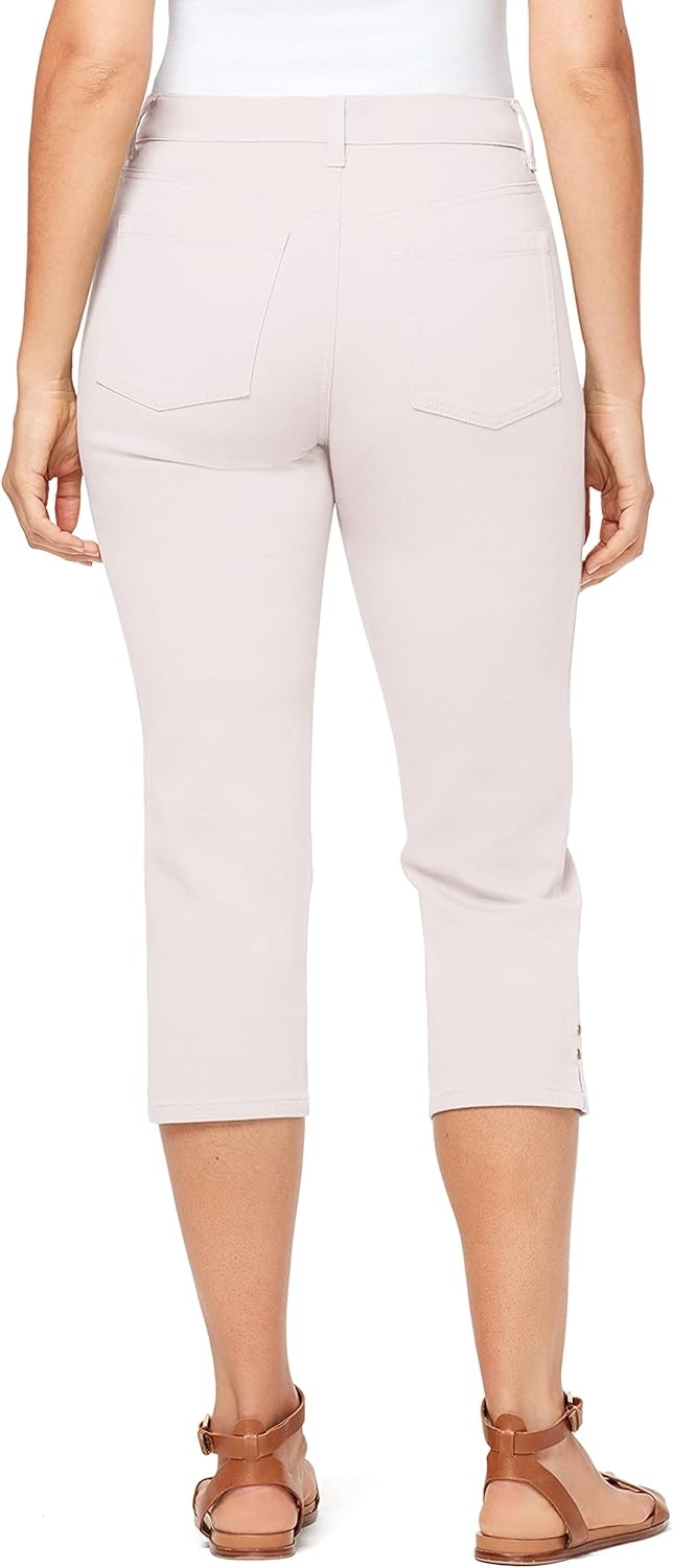 image:imageGloria Vanderbilt Womens Amanda Capri JeansWispy Pinkds