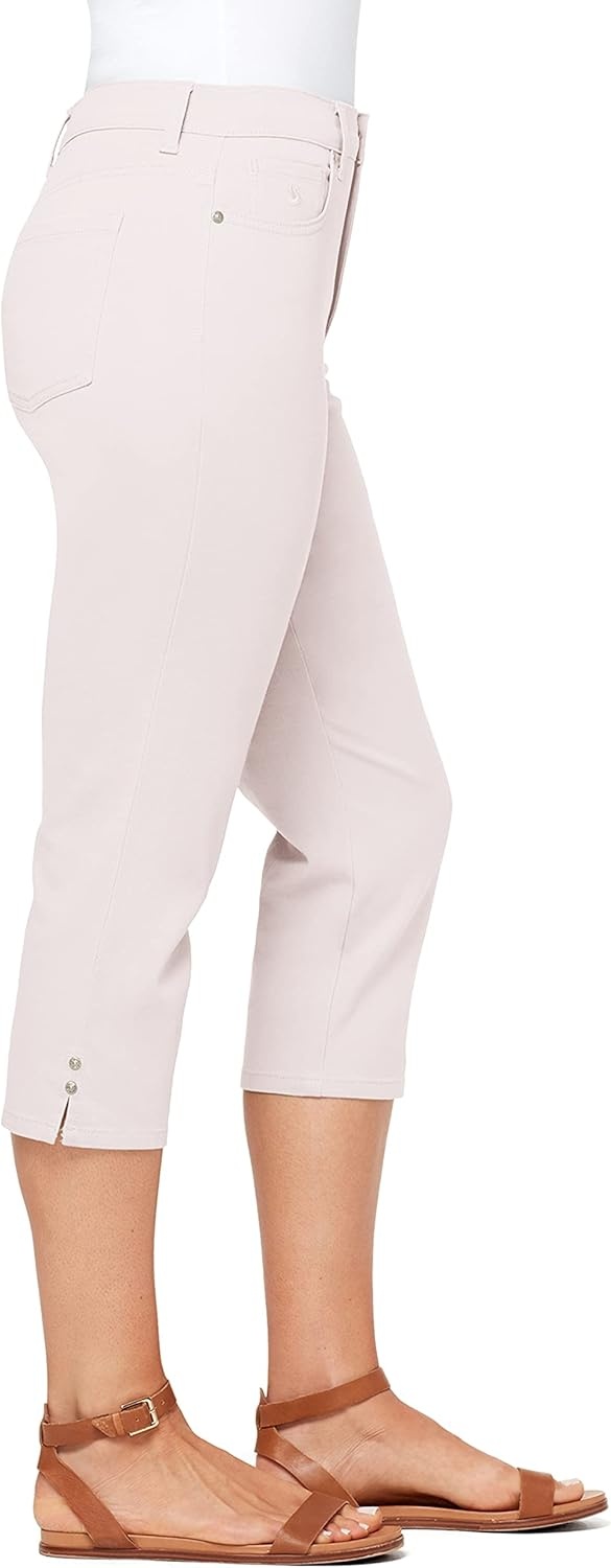 image:imageGloria Vanderbilt Womens Amanda Capri JeansWispy Pinkds