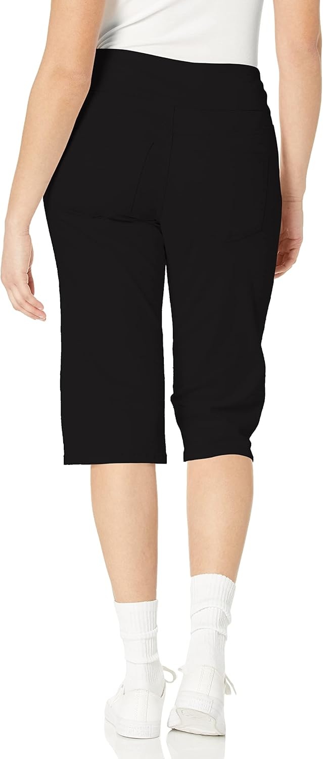 image:imageGloria Vanderbilt Womens Amanda Pull on Skimmer Short RegularBlack