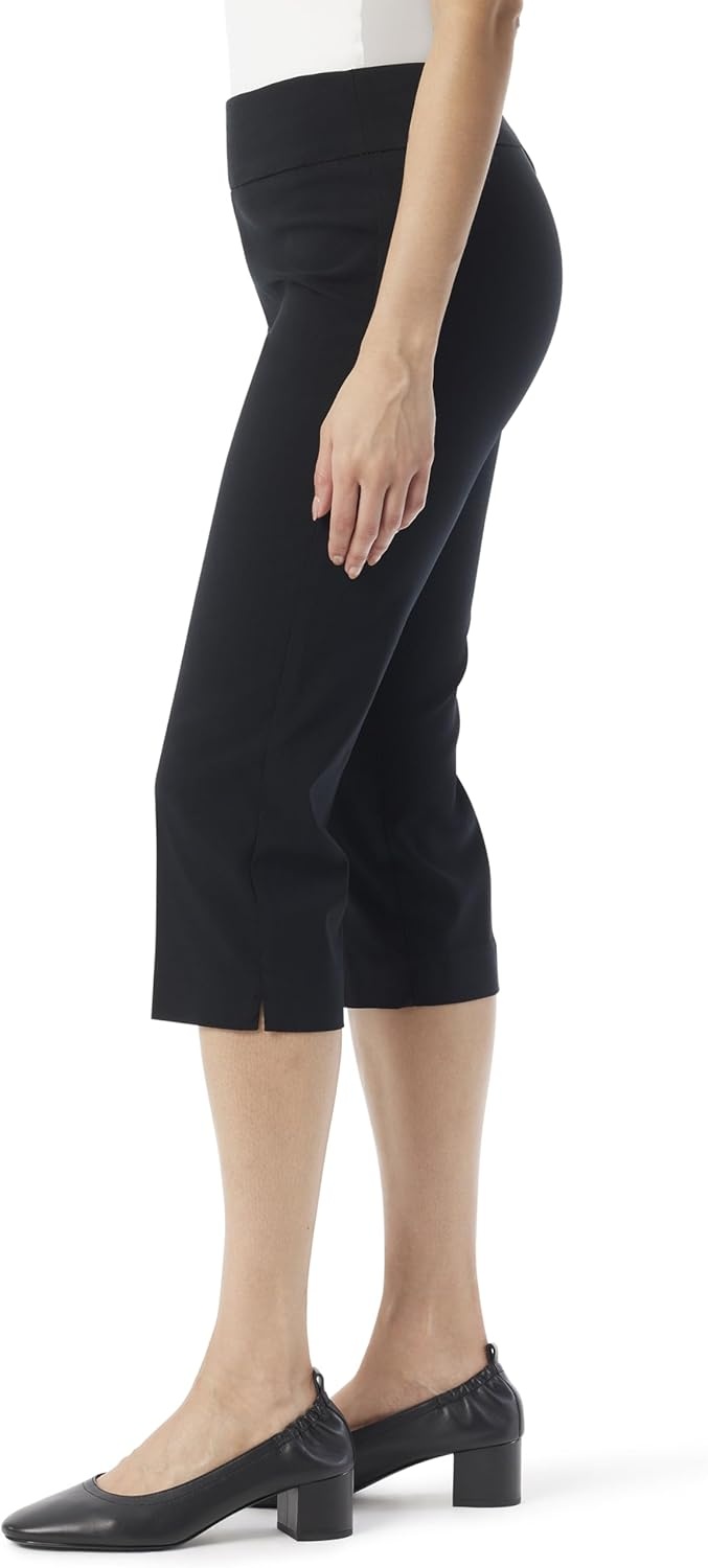 image:imageGloria Vanderbilt Womens Pull on Tummy Slimmer Capri StandardBlack