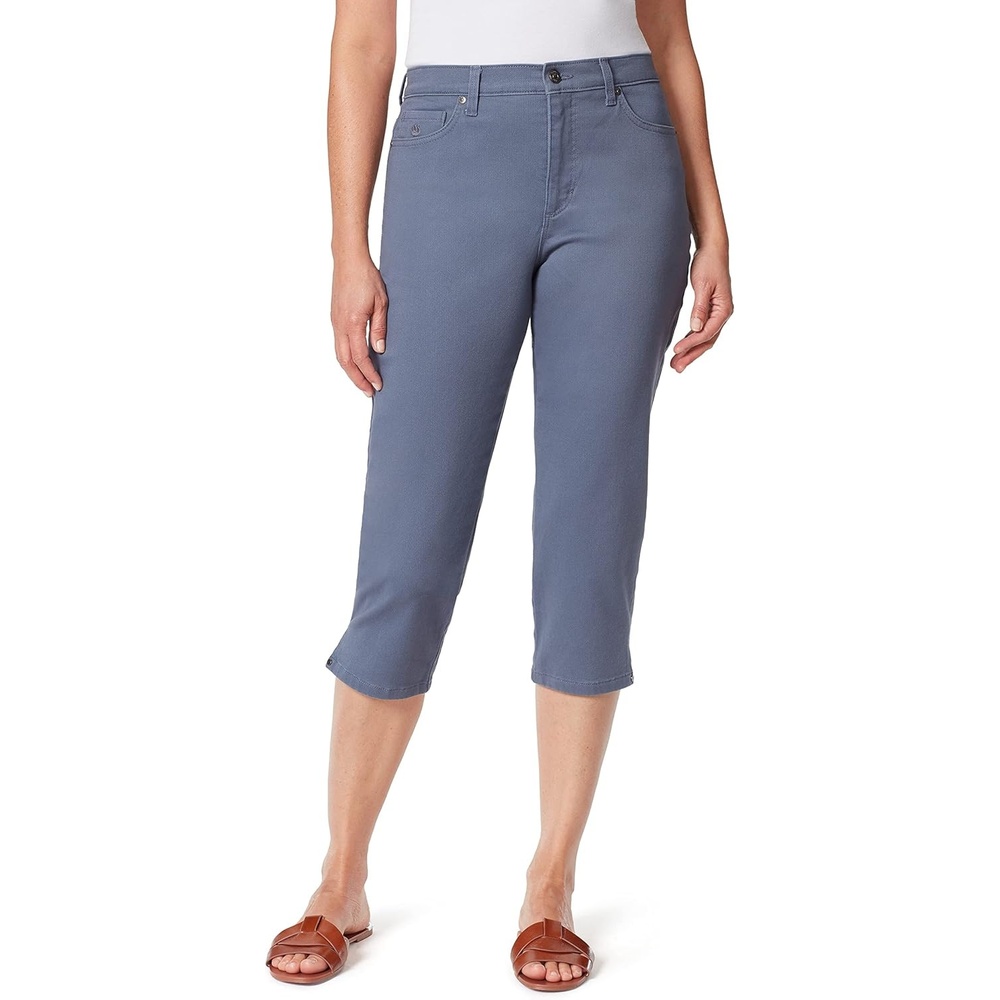 image:imageGloria Vanderbilt Womens Amanda Capri JeansIron Anchor