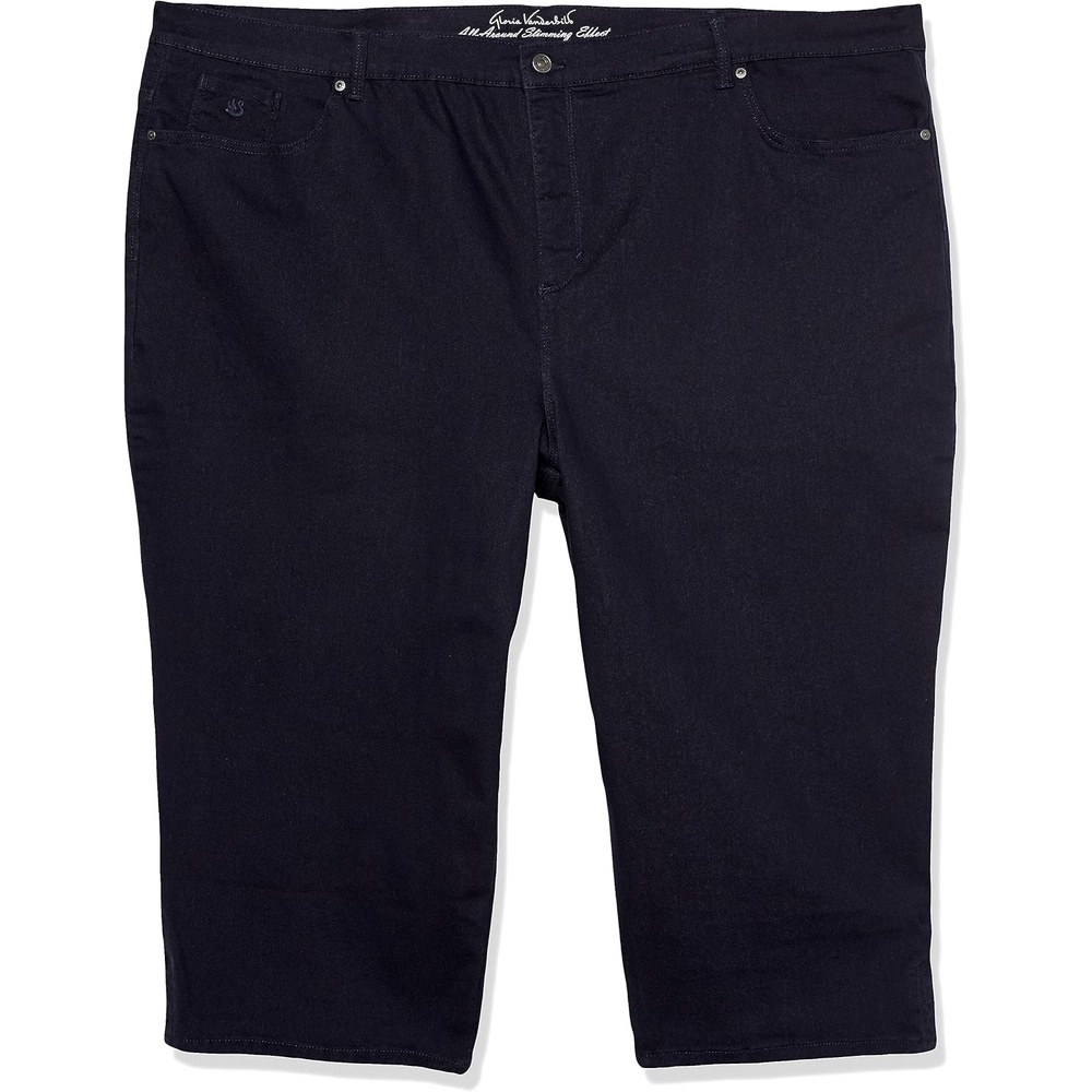 image:imageGloria Vanderbilt Womens Amanda Capri JeansMidnight Affairds