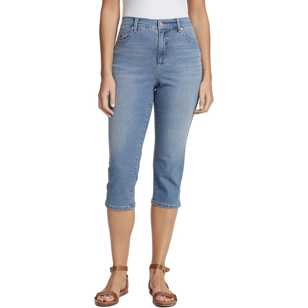 image:imageGloria Vanderbilt Womens Amanda Capri JeansPico Whiskersds
