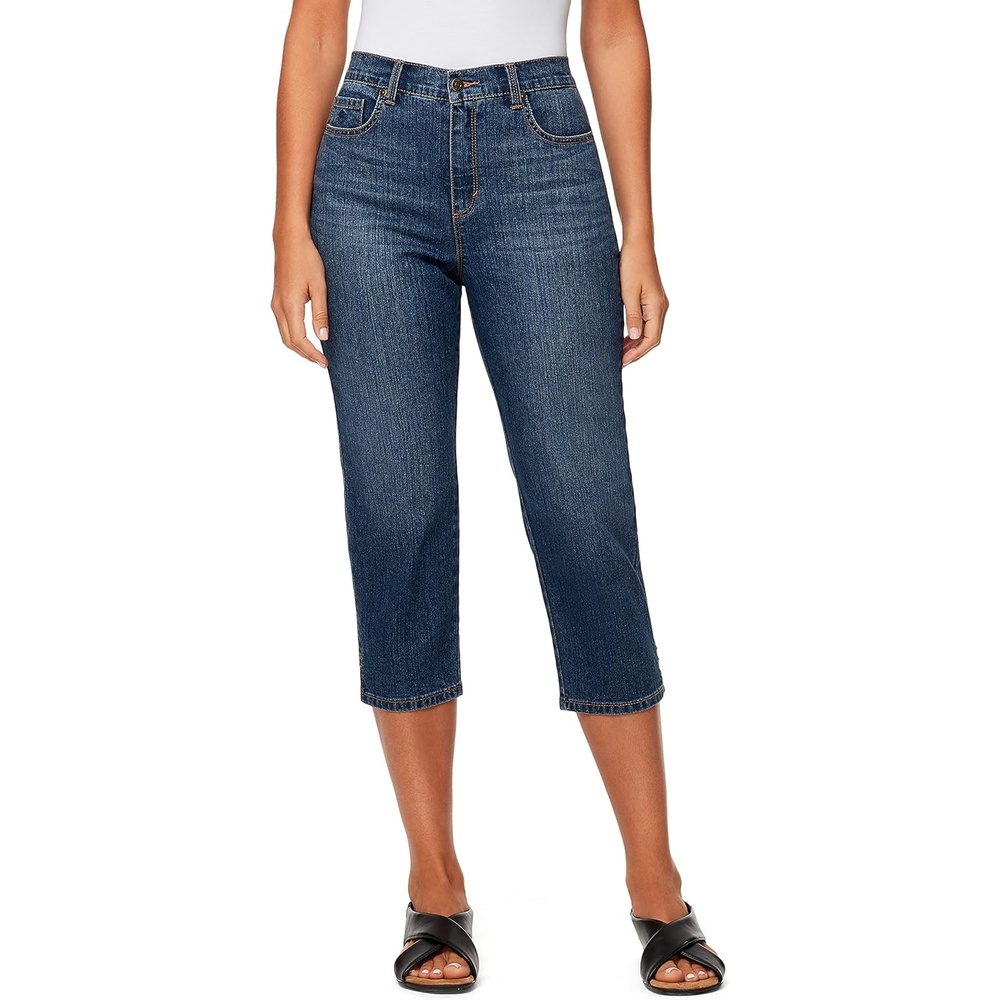 image:imageGloria Vanderbilt Womens Amanda Capri JeansPorter Whiskersds