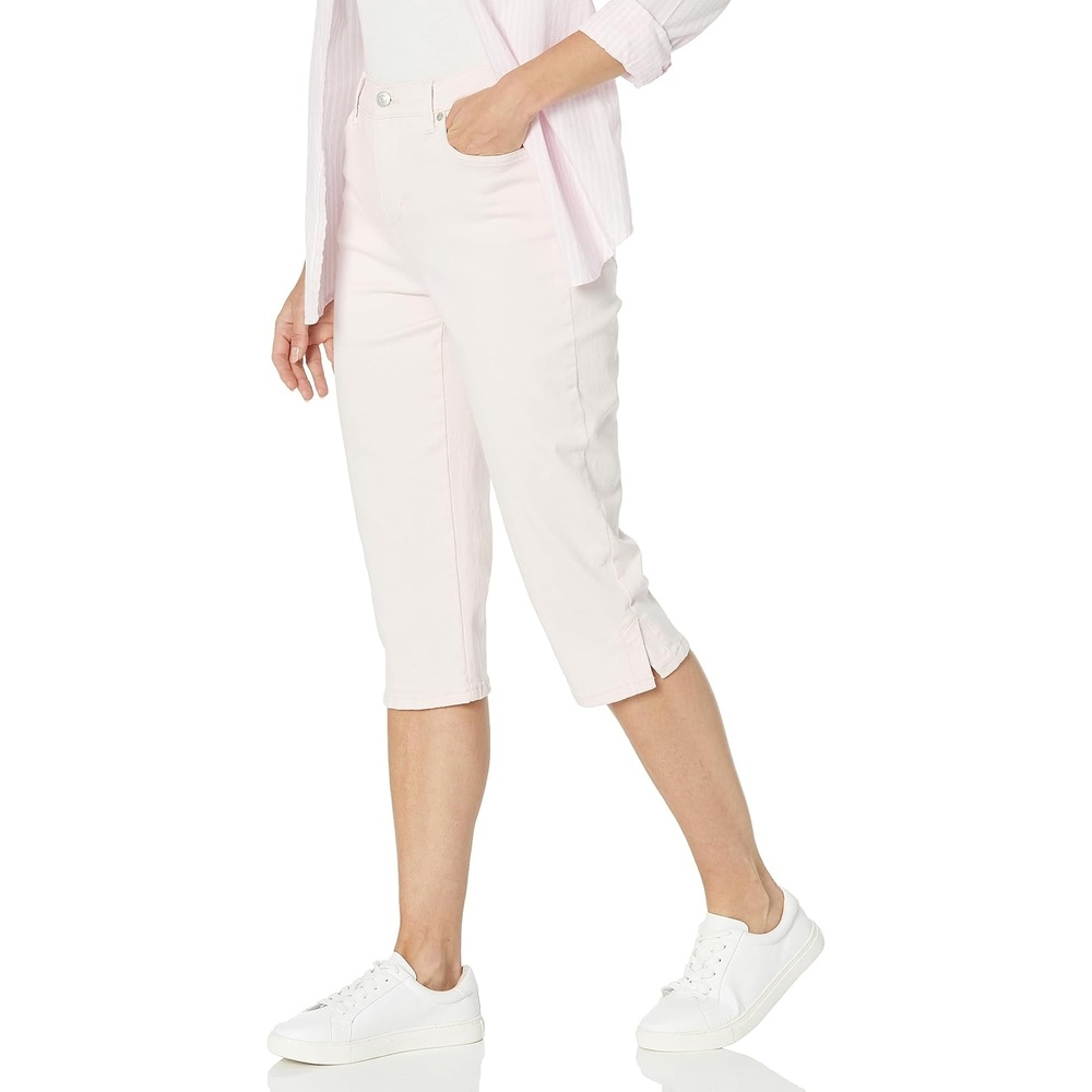 image:imageGloria Vanderbilt Womens Amanda Capri JeansRosy Pink