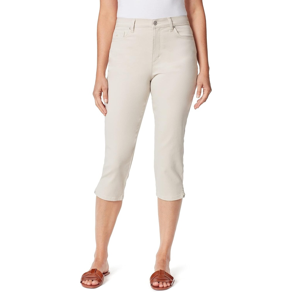 image:imageGloria Vanderbilt Womens Amanda Capri JeansStone