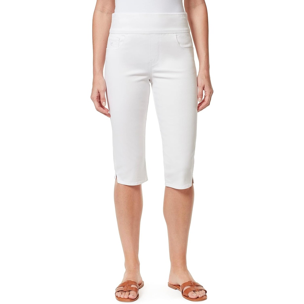 image:imageGloria Vanderbilt Womens Amanda Pull on Skimmer Short RegularVintage White