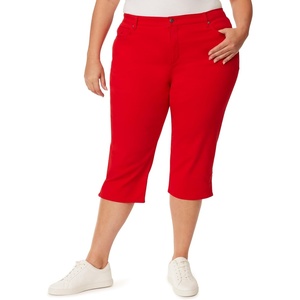 image:imageGloria Vanderbilt Womens Amanda Capri JeansChili Pepper