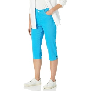 image:imageGloria Vanderbilt Womens Amanda Capri JeansIsland Cove  Rivets