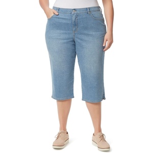image:imageGloria Vanderbilt Womens Amanda Capri JeansMadagascar  Rivets