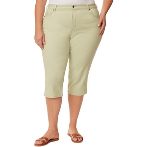 image:imageGloria Vanderbilt Womens Amanda Capri JeansMatcha Latte
